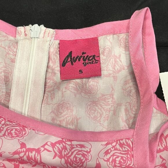 Aviva girls Pink Dress. Size 5 NWTs - Picture 3 of 3
